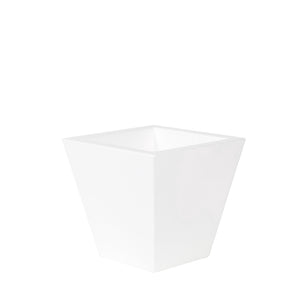 Maceta Trapezoidal Clavel 30 Blanco