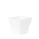 Maceta Trapezoidal Clavel 30 Blanco
