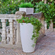 Maceta Redonda Bambu 70 Blanco