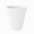 Maceta tipo vaso Girasol 45 Blanco