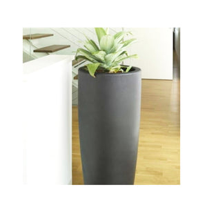 Maceta Redonda Bambu 70 Gris