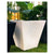 Maceta Trapezoidal Camomila 45 Blanco