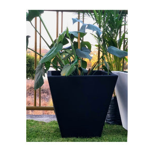 Maceta Trapezoidal Camomila 45 Negro