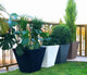 Maceta Trapezoidal Camomila 45 Blanco
