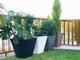 Maceta Trapezoidal Camomila 45 Negro