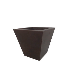 Maceta Trapezoidal Clavel 30 Bronce