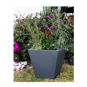 Maceta Trapezoidal Clavel 30 Gris