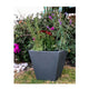 Maceta Trapezoidal Clavel 30 Gris
