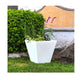 Maceta Trapezoidal Clavel 30 Blanco