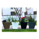 Maceta Trapezoidal Clavel 30 Gris