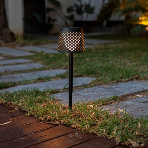 Lámpara solar Greta Negro 5 en 1
