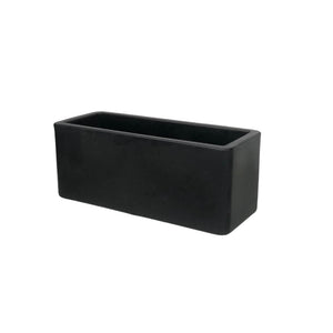 Maceta Rectangular Jacaranda 100 Negro