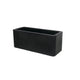 Maceta Rectangular Jacaranda 100 Negro