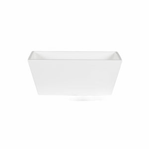 Maceta Rectangular Jazmin 60 Blanco