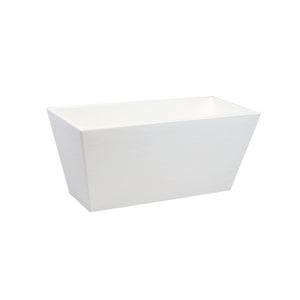 Maceta Rectangular Jazmin 60 Blanco